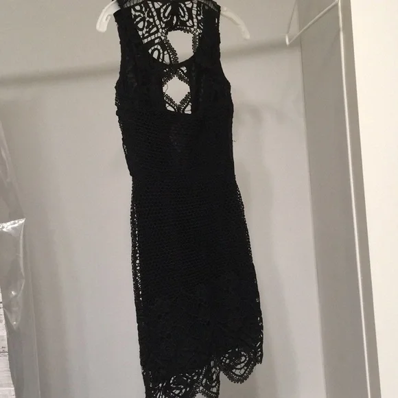 Black Lacey Dress NWOT - Picture 6 of 7